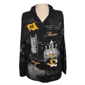 P. Michael 100% Cotton  Missouri Tigers Hoodie Size XL